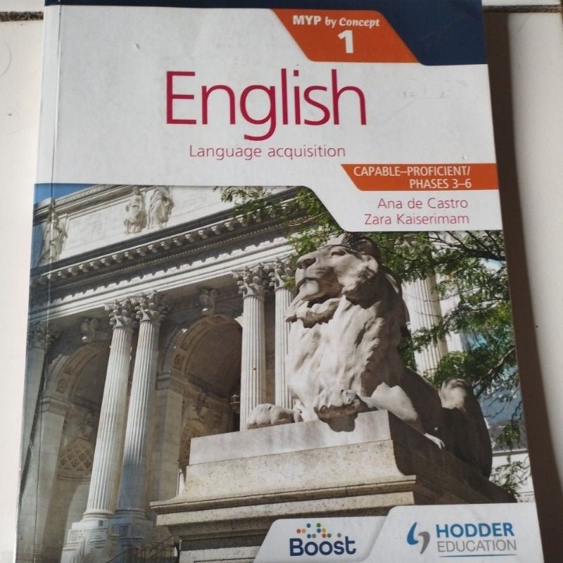 

BUKU *BEKAS* ENGLISH LANGUAGE ACQUISITION HODDER EDUCATION MYP 1