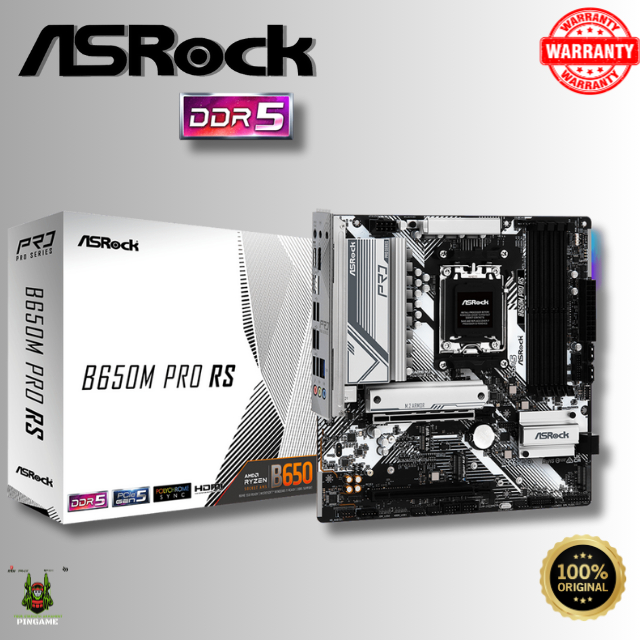 ASROCK MOTHERBOARD B650M PRO RS | AM5 DDR5 M-ATX