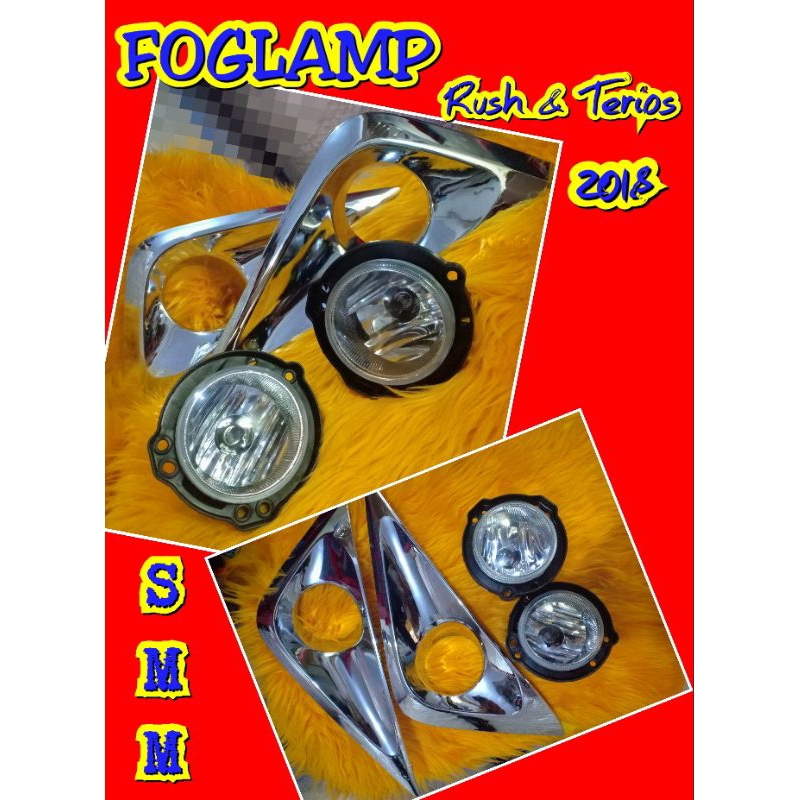 Lampu Foglamp Rush 2018 / Terios 2018 komplit
