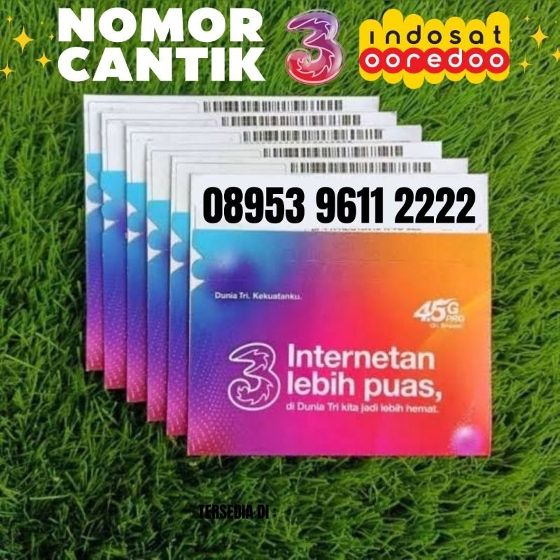 Nomor Cantik Indosat Tri 08953 9611 2222