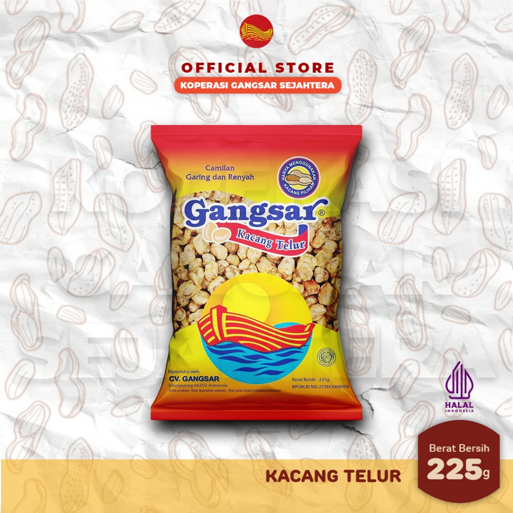 

KACANG TELUR GANGSAR 225GR