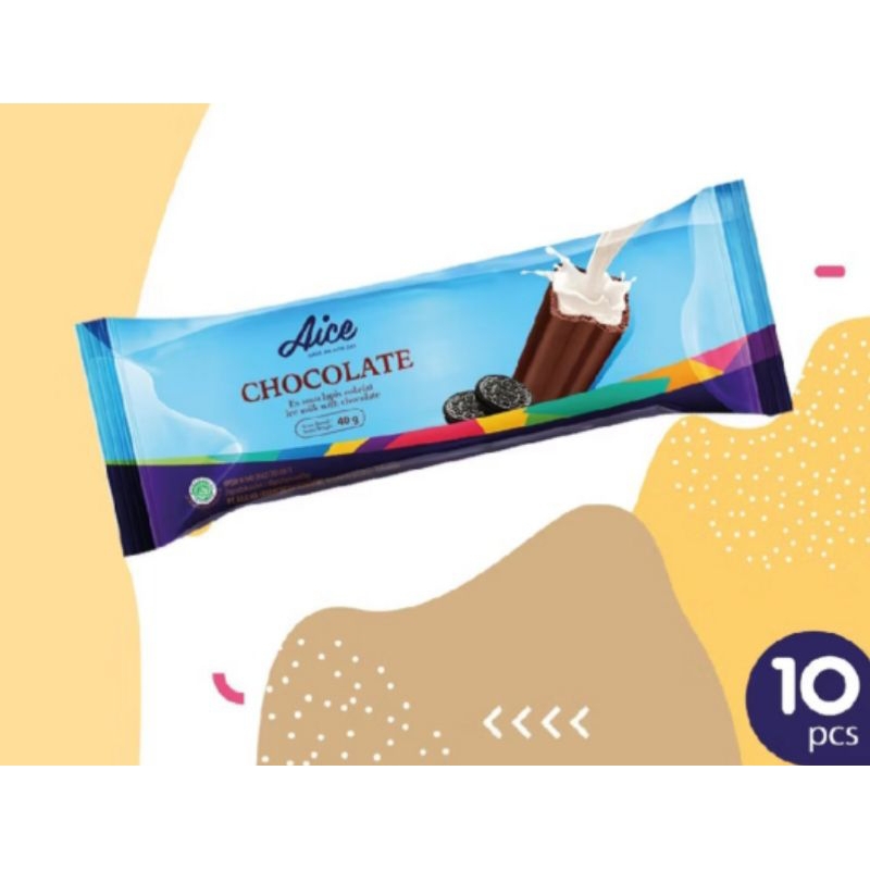 

Es Krim AICE Chocolate Stik isi 10 pcs (free ice gel)