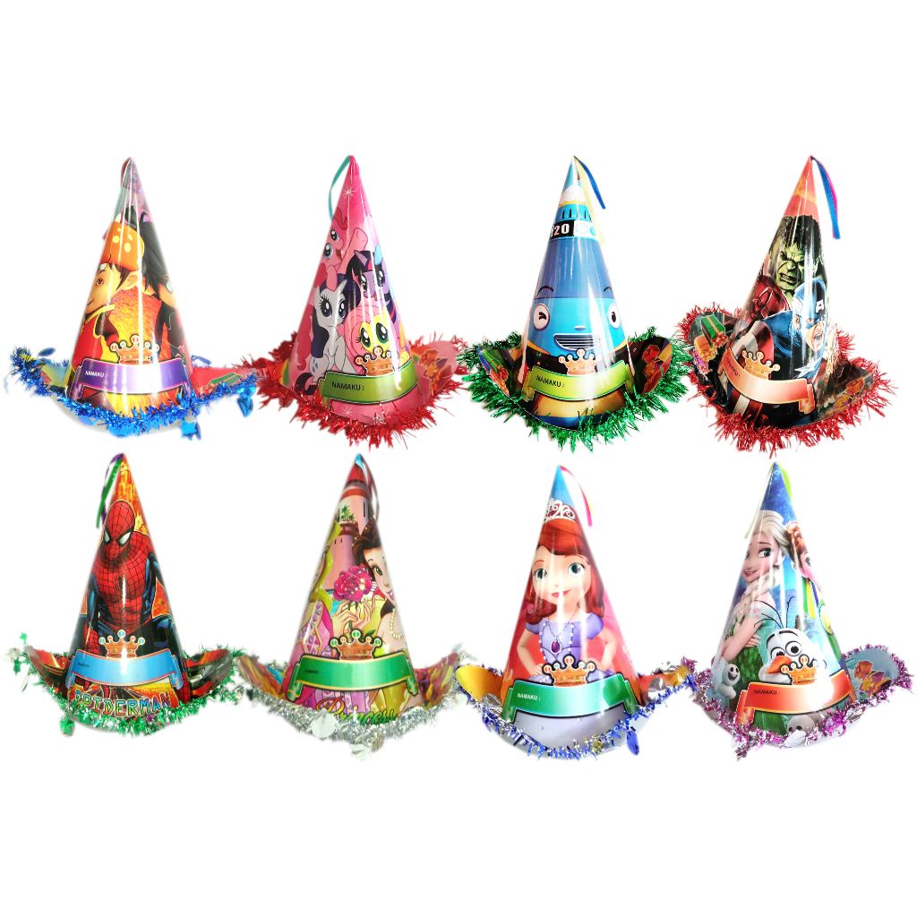 TOPI KERUCUT COBOY POND / TOPI KERUCUT ULANG TAHUN ANAK