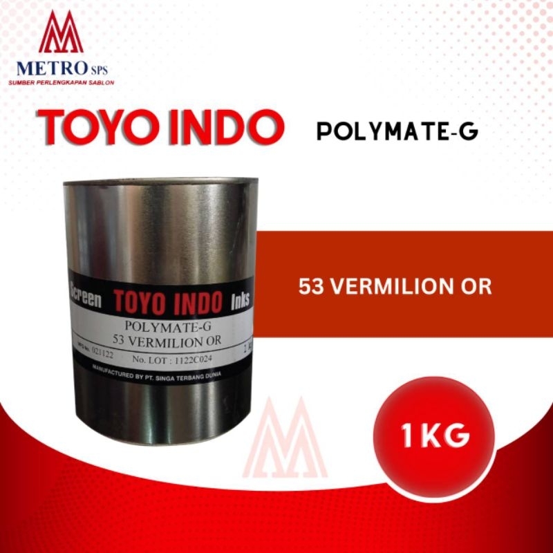 

Polymate G Vermillion Toyo Indo 1 KG