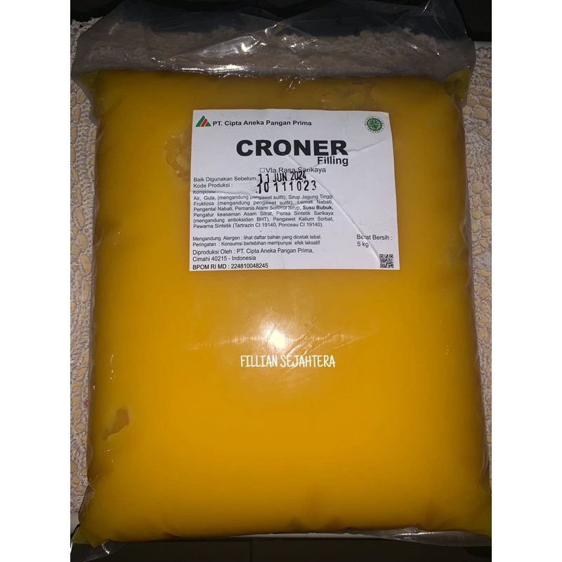 

(BALI) Selai Srikaya Merk Croner R3pack 500 Gram