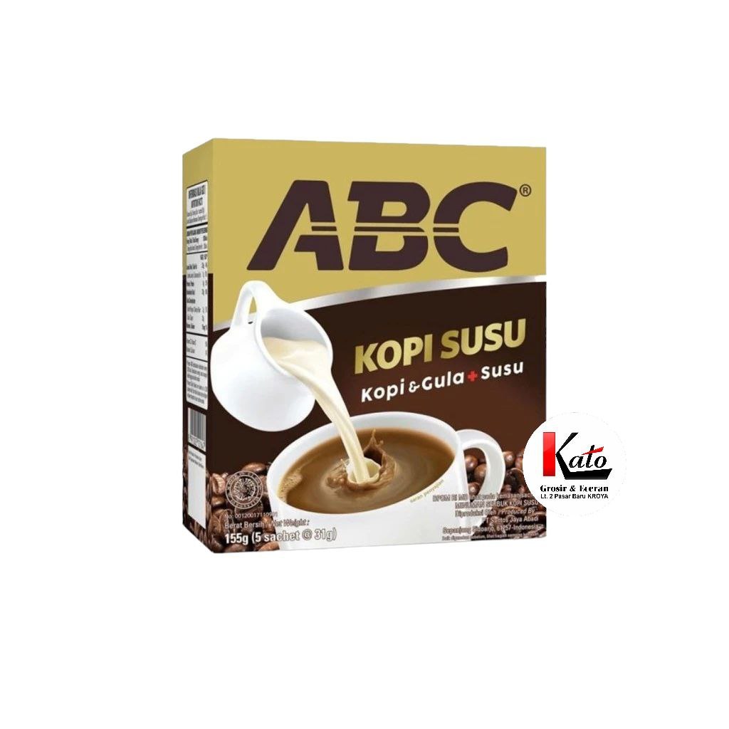 

ABC kopi susu isi 5 sachet box