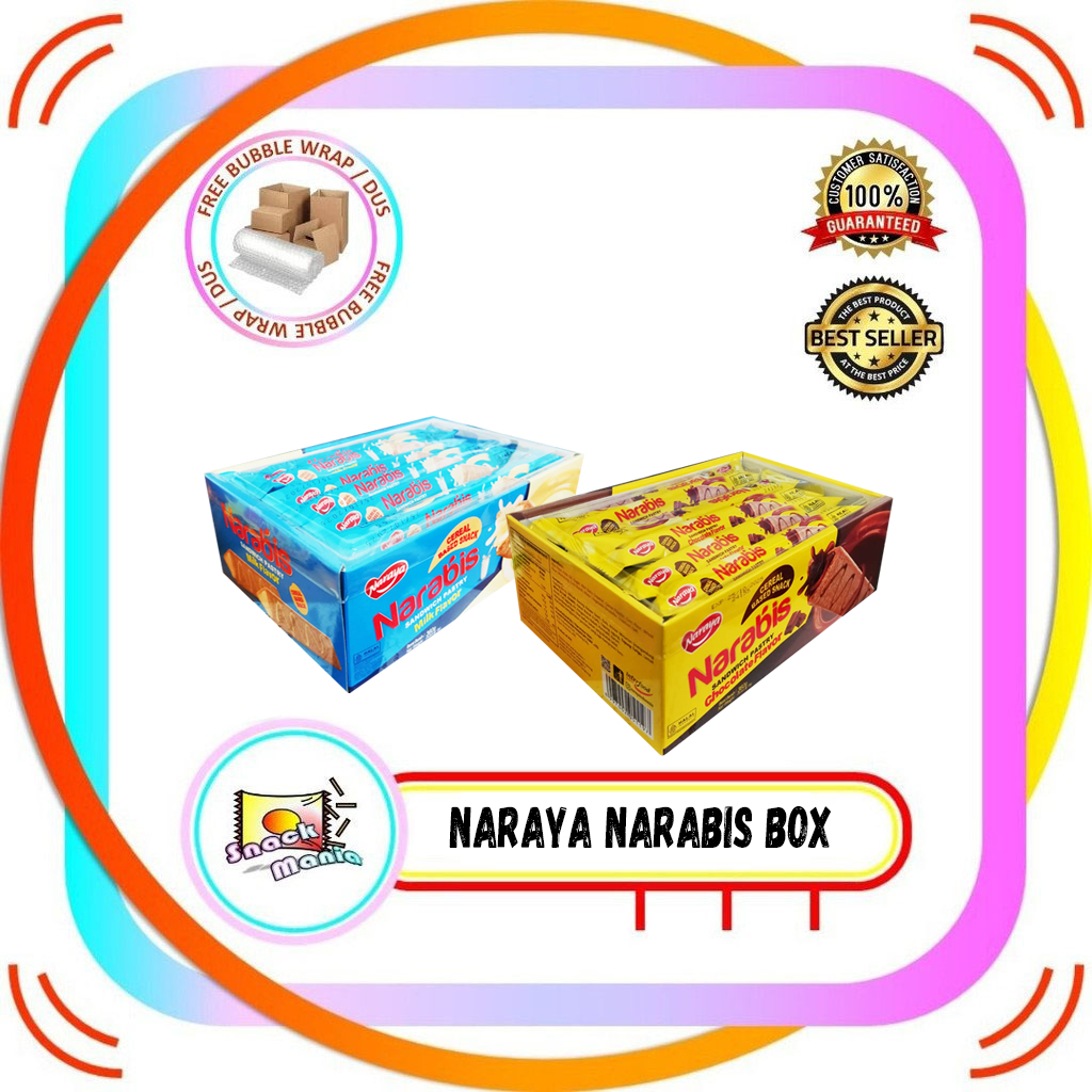 

Naraya Narabis Sandwich Pastry Milk | Chocolate 12gr x 30 pcs BOX