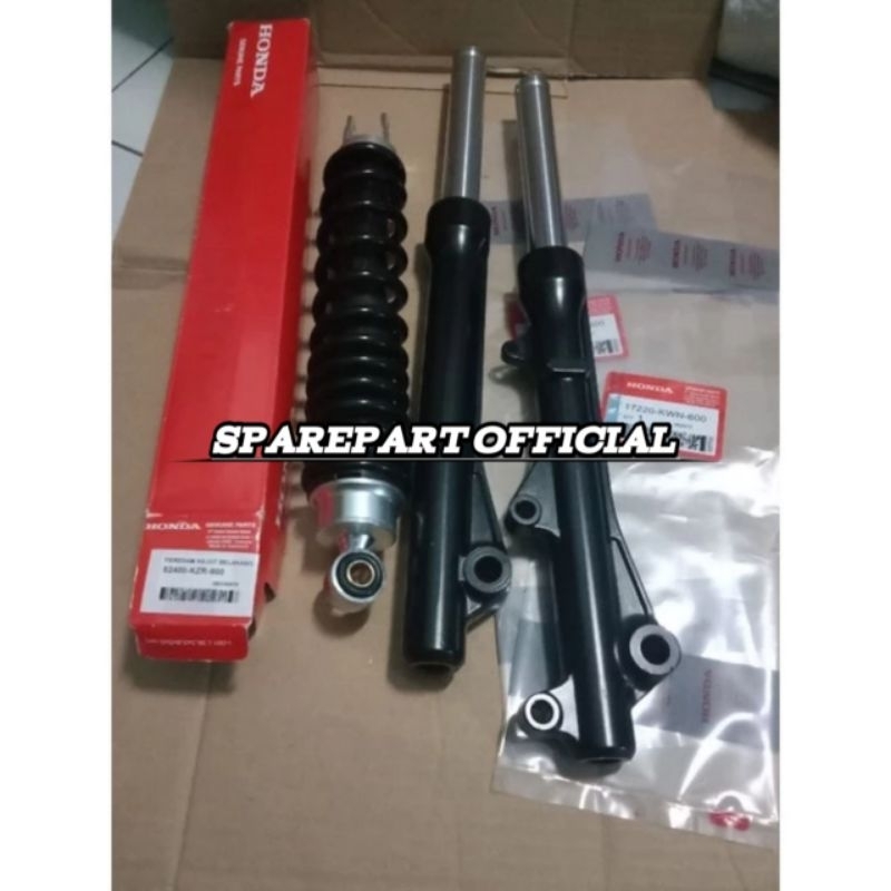 As Shock Tabung Depan+Shockbreaker Belakang Honda Motor Vario 125 Fi Old