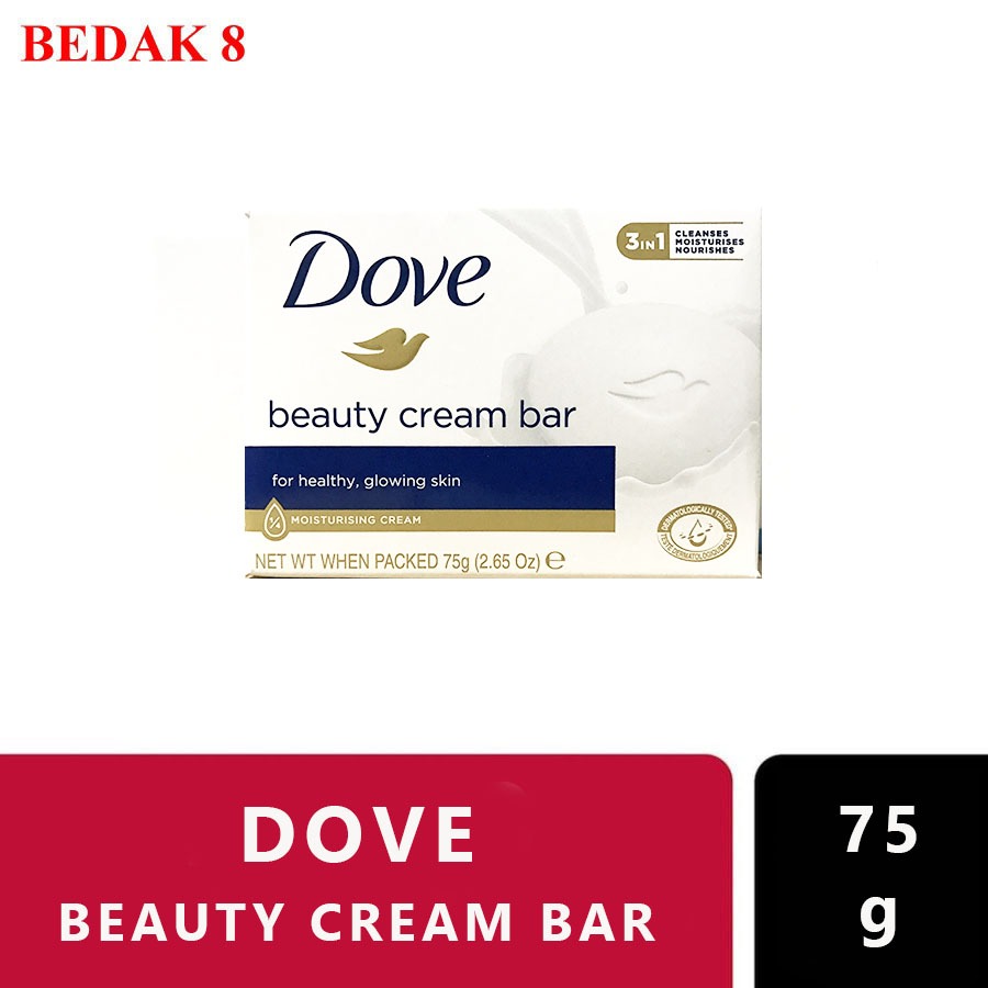 DOVE Soap Bar Original 75 gr - Sabun Batang dengan Moisturizing Cream