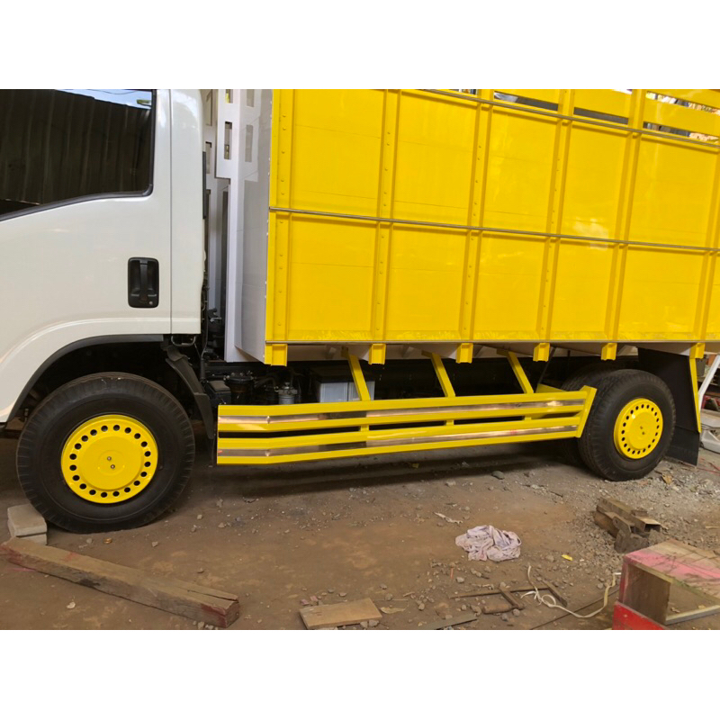 PENGAMAN MODEL HEREX TRUK SET SLEBOR / RAM SAMPING TRUK MODEL HEREX