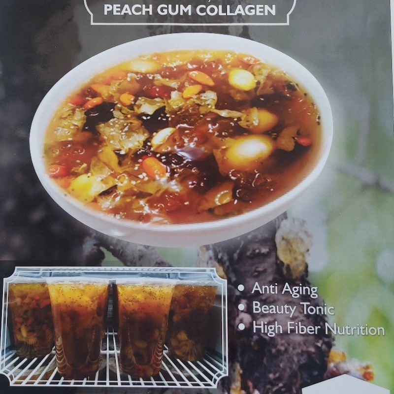 

PEACH GUM COLLAGEN PREMIUM, NATURAL HEALTHY DESSERT, 500ml, HOME MADE