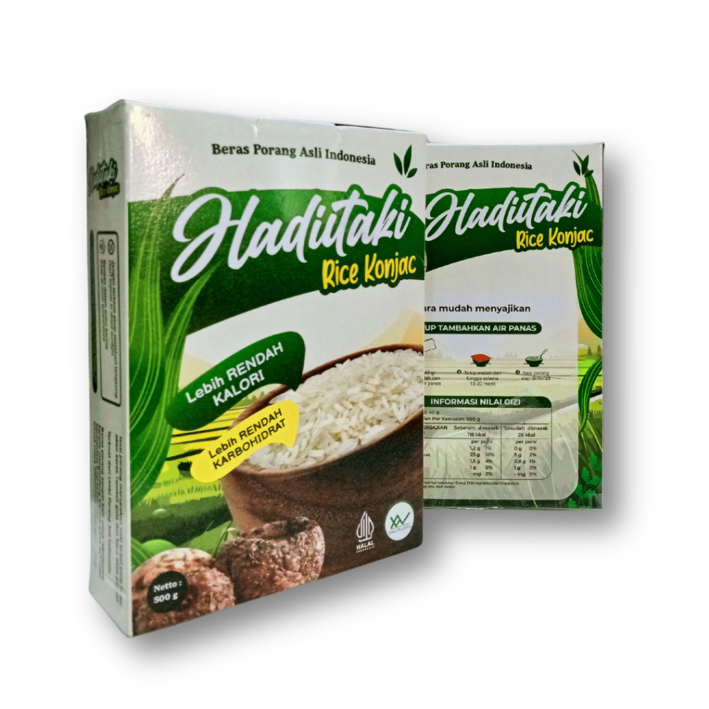 

hadiitaki beras porang rendah gula tinggi serat 500gr