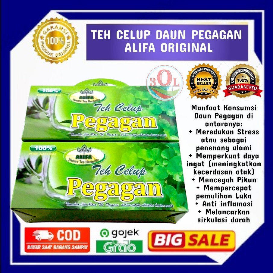 

TEH PEGAGAN ORIGINAL TEH CELUP DAUN PEGAGAN ALIFAH MEMBANTU KECERDASAN OTAK