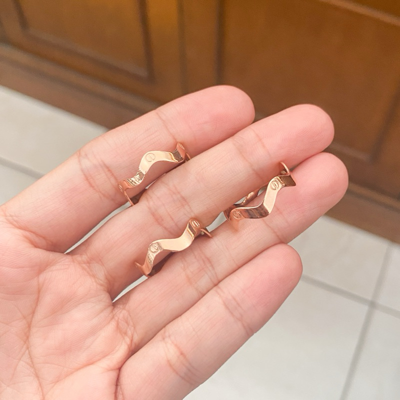 Cincin cartier gelombang silver/perak (terima jual kembali)