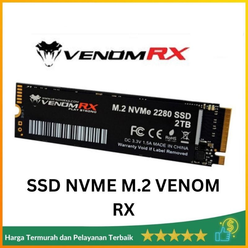 Venomrx SSD NVME 2TB 3.0 SSD Venomrx NVME 2TB SSD NVME 2TB SSD 2TB SSD Venomrx