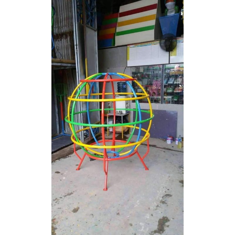 mainan bola dunia/globe, panjatan bola dunia