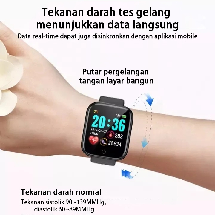 ORI Realme Smartwatch X10 Max Jam Pintar Olahraga Bluetooth Smart Watch Pintar Wanita Tahan Air Jam
