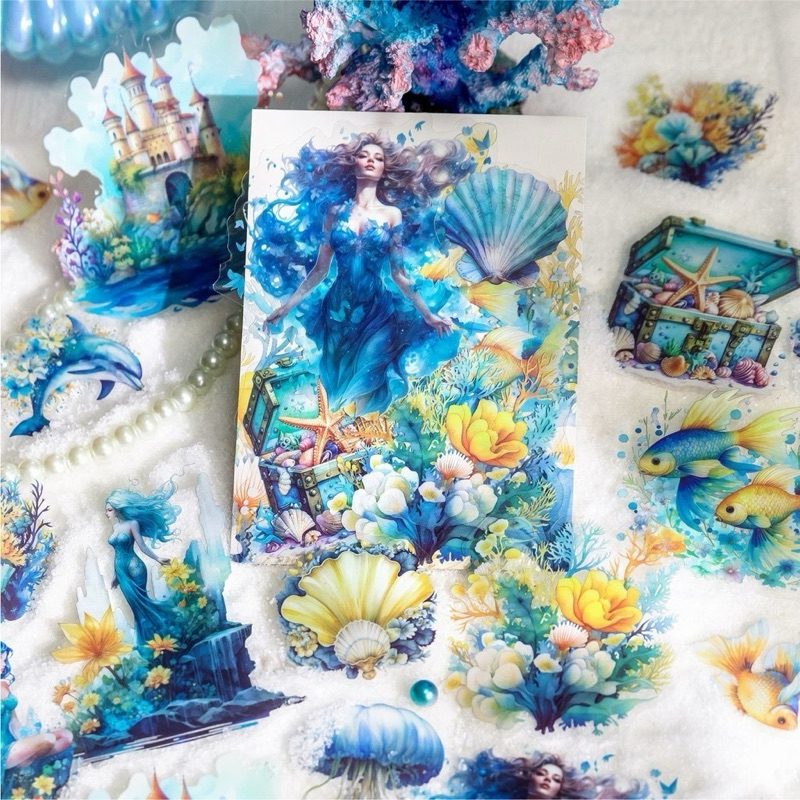 

(KD3)Ocean Landscape Series/ Ocean Stickers / Stiker Bawah Laut/ Journal sticker/Scrapbook sticker