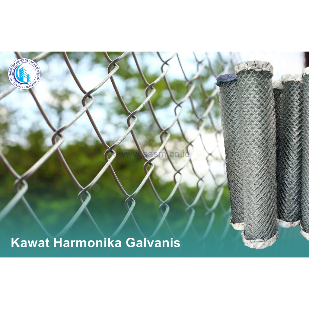 Kawat Harmonika BWG 16 ( 2 x 18 Meter)