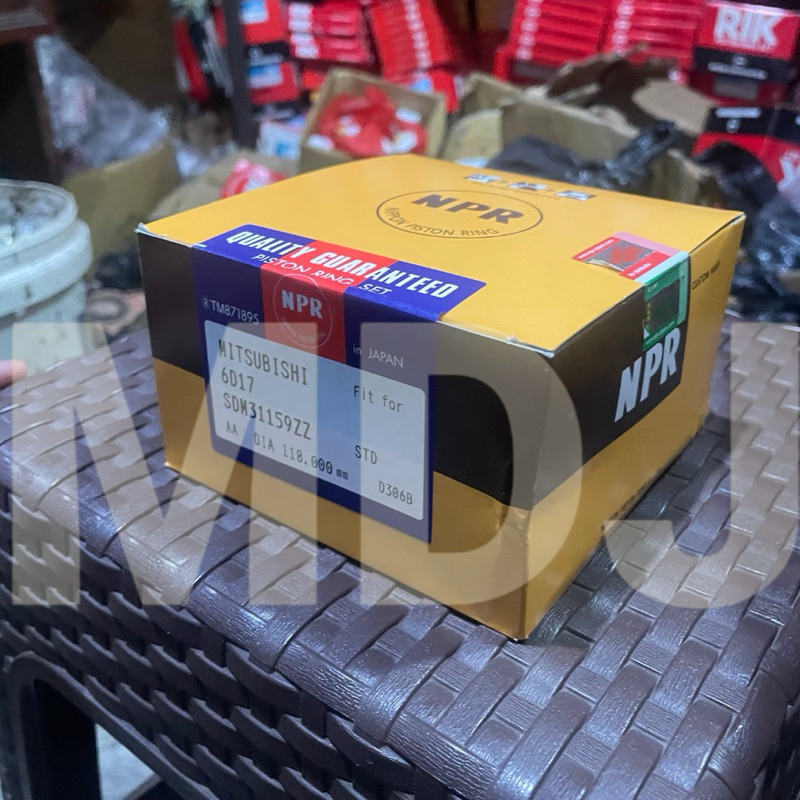Ring Piston / Ring Seher NPR Mitsubishi 6D17