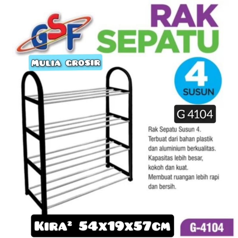Rak Sepatu Gsf Susun 4 4104