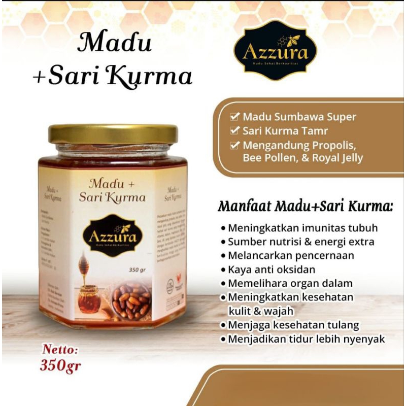 

MADU AZZURA - SARI KURMA 350 gr