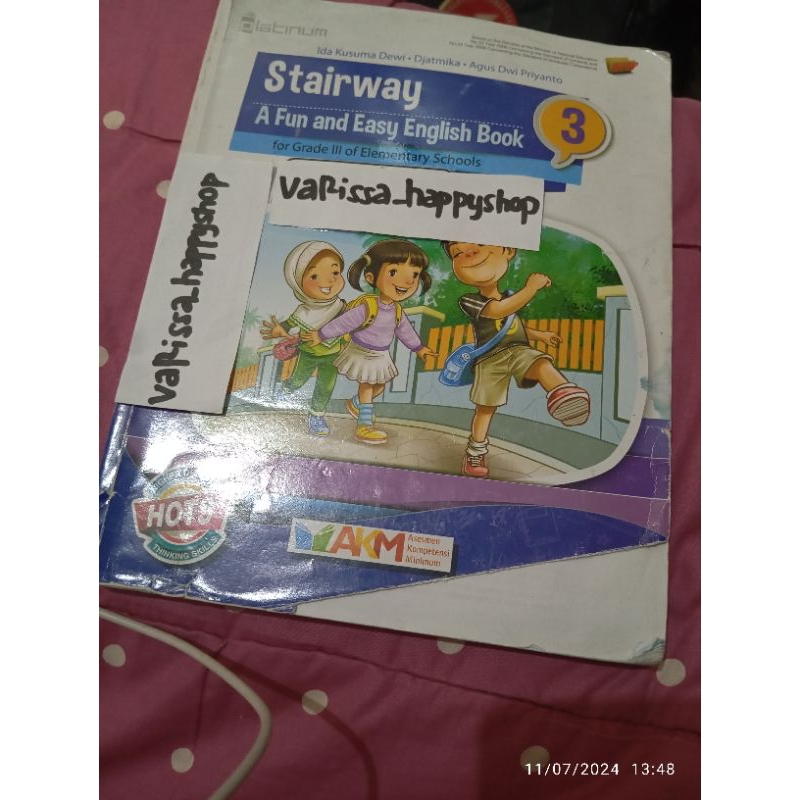 buku bekas bahasa inggris stairway kelas 3 sd