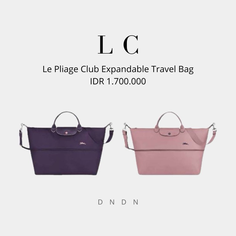 Le Pliage Club Expandable Travel Bag