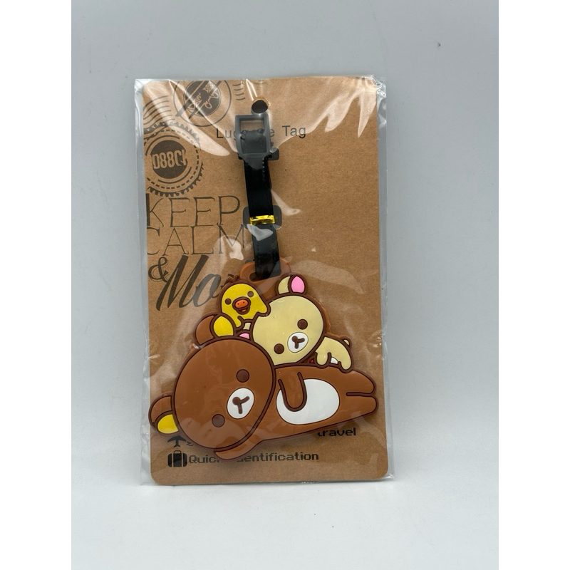 luggage tag/ gantungan koper atau tas rillakuma