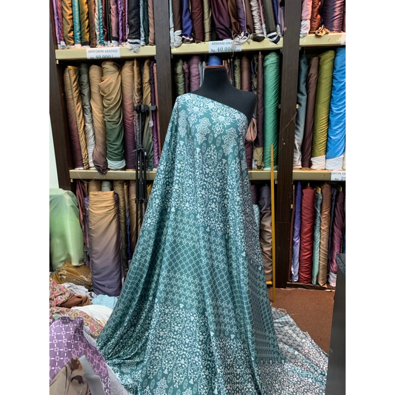 ARMANI SILK MOTIF ETNIK/BAHAN KAIN ARMANI SILK PRINT ETNIK