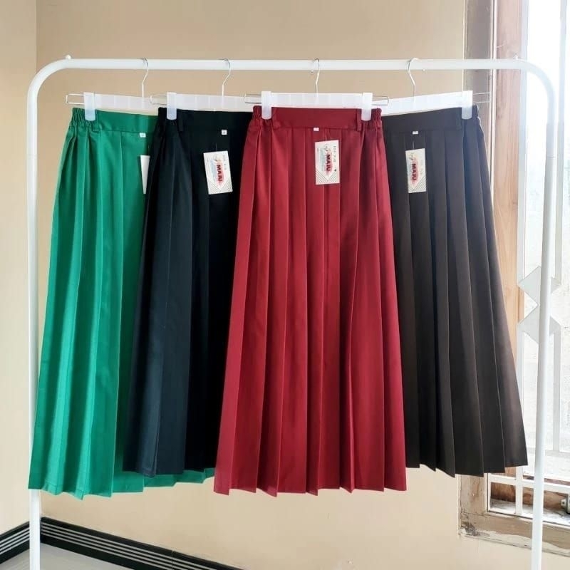 Rok Seragam SD-MI//Rok Seragam Lipat//ROK seragam Panjang//Rok Seragam Rempel