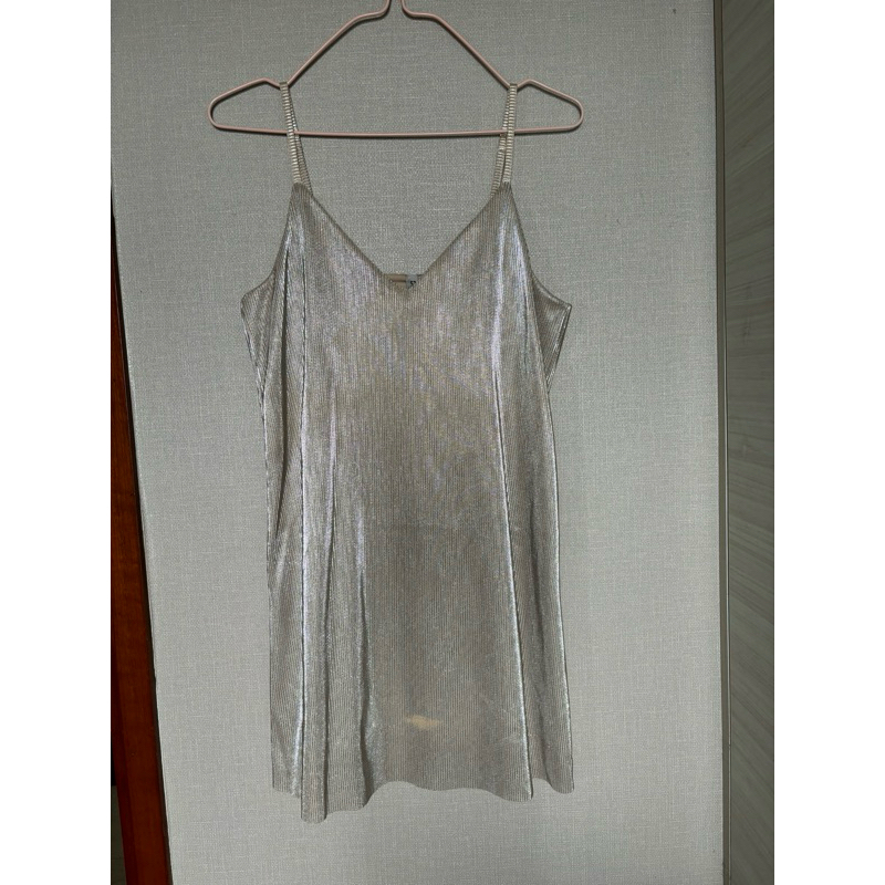 [PRELOVED] Divided H&M Sparkling Rose Gold Party Dress