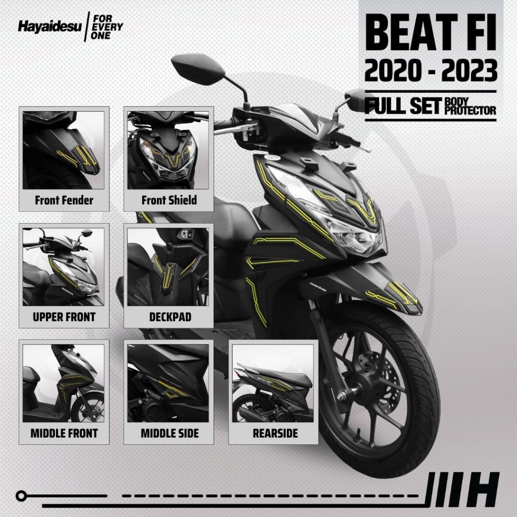 Hayaidesu BEAT 2020-2023 Deluxe/Street Body Protector Full Set Cover