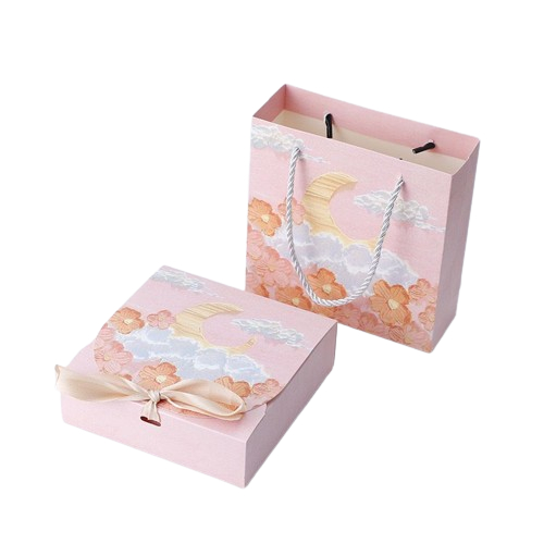 

Box CLOVER TRIBAL PAPER BAG TRIBAL dus tas hang bag murah box gift murah lucu pink