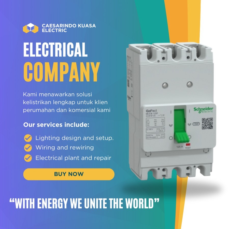 MCCB 50A SCHNEIDER GOPACT G12F3F50 30KA 415V AC 50AMPER 3PAS 50AMPERE 3PHASE 3P 3POLE CIRCUIT BREAKE