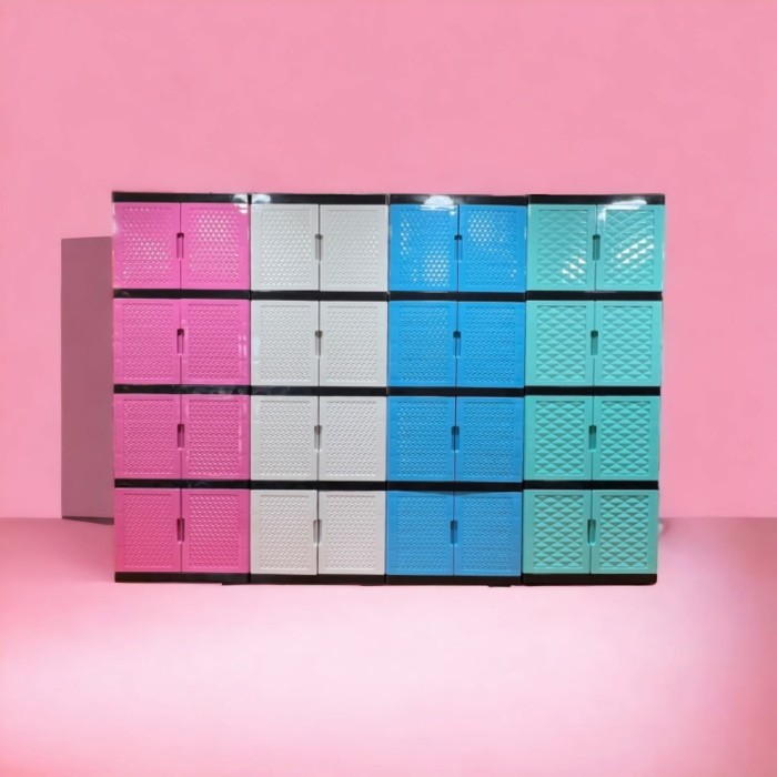 Lemari Susun Lemari 4 Susun Lemari Pakaian Merk ELCO/TABITHA