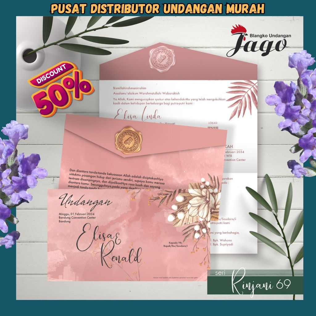 Blangko Undangan Jago 69 | Blangko Undangan Murah  Blangko Undangan|Blangko Kosong  Harga Pabrik
