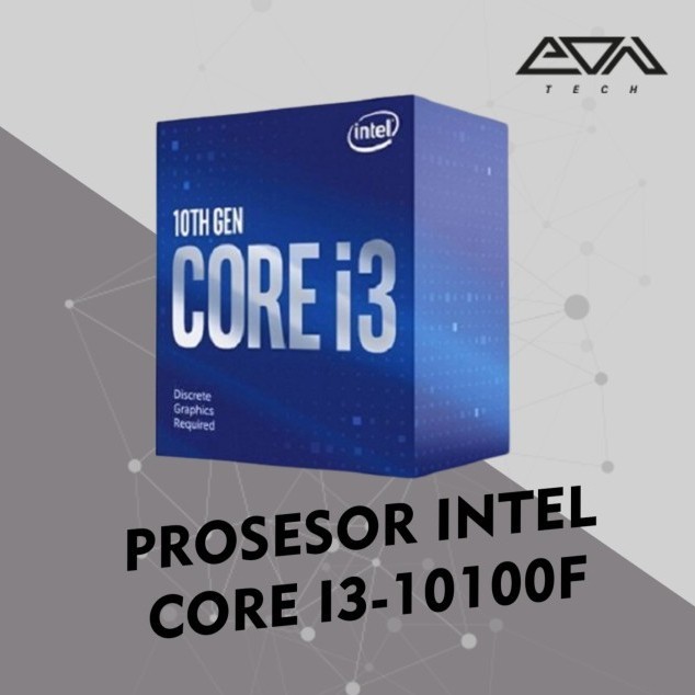 Intel Core i3 10100F Processor CPU 6MB up to 4,30 GHz LGA1200 - Box