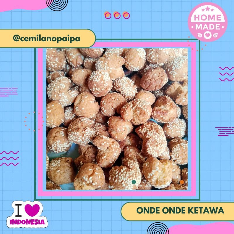 

ONDE ONDE KETAWA / KUE KETAWA