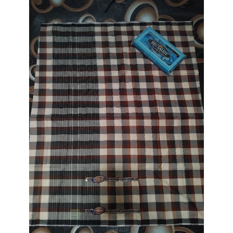 sarung bin saleh tanpa cap,sarung jadul motif kotak dan garis
