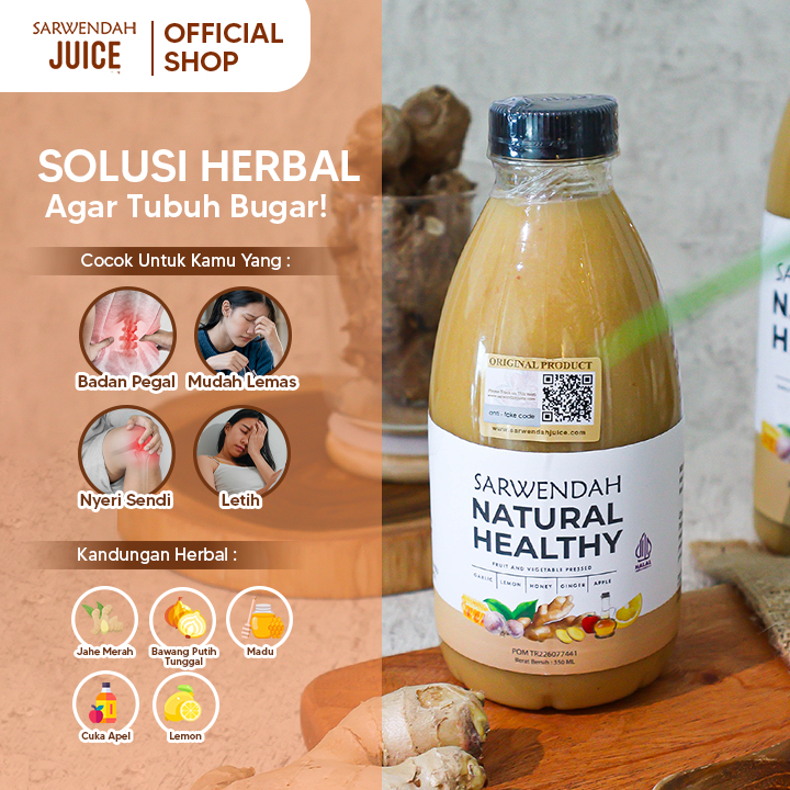 Sarwendah Juice (Juice 350ml) Sarwendah Juice Bawang Putih Tunggal 1 Botol 350ml