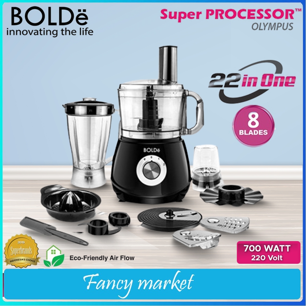 BOLDE Food Prosesor/Bolde Super Food Prosesor Olympus - 22 in 1 NEW