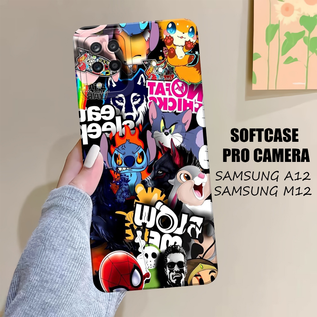 Case SAMSUNG  A12 - M12 - SAMSUNG  A12 - M12  Terbaru - Softcase  SAMSUNG A12 - M12  - Softcase Pro 