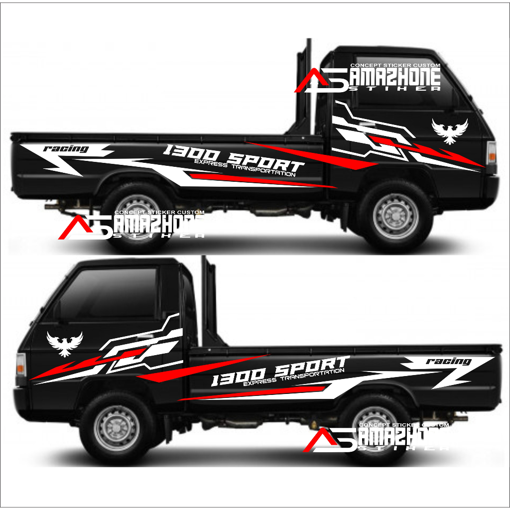 Promo stiker mobil pick up mitsubishi L300 pick up