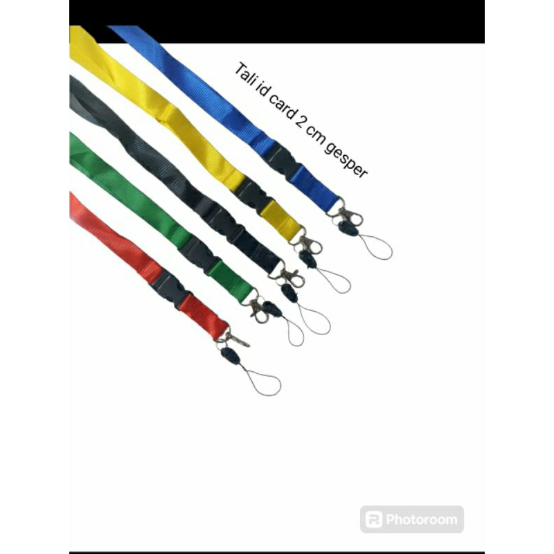 

tali id card warna 2 cm pke gesper per pc #