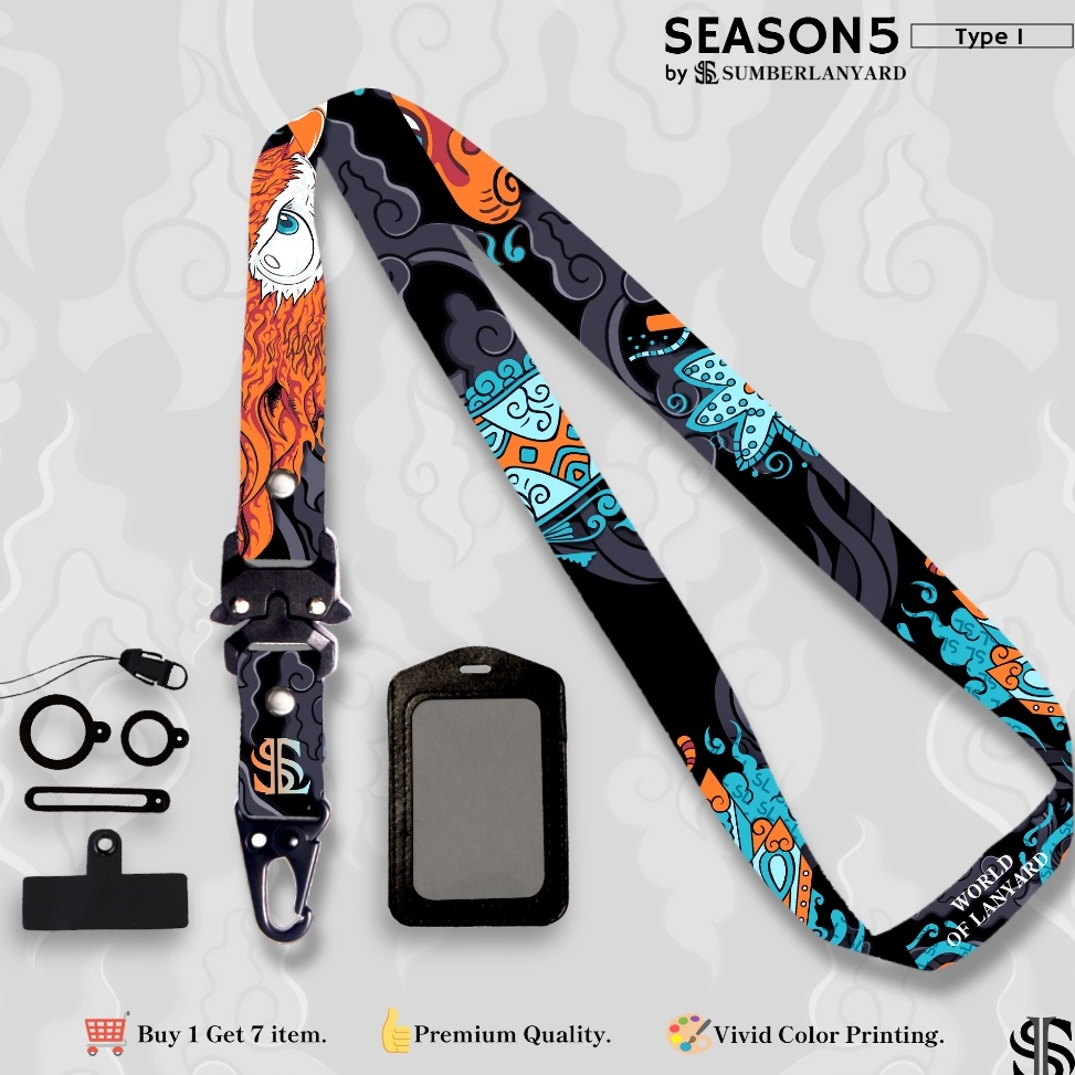 

Sumberlanyardid Lanyard Id Card Printing 2cm Etnik Series Etnik V3 KODE V7S1