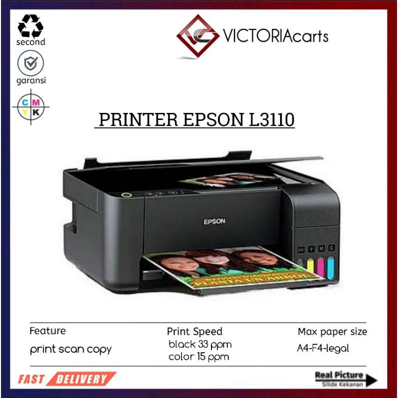 printer epson l3110 print scan copy