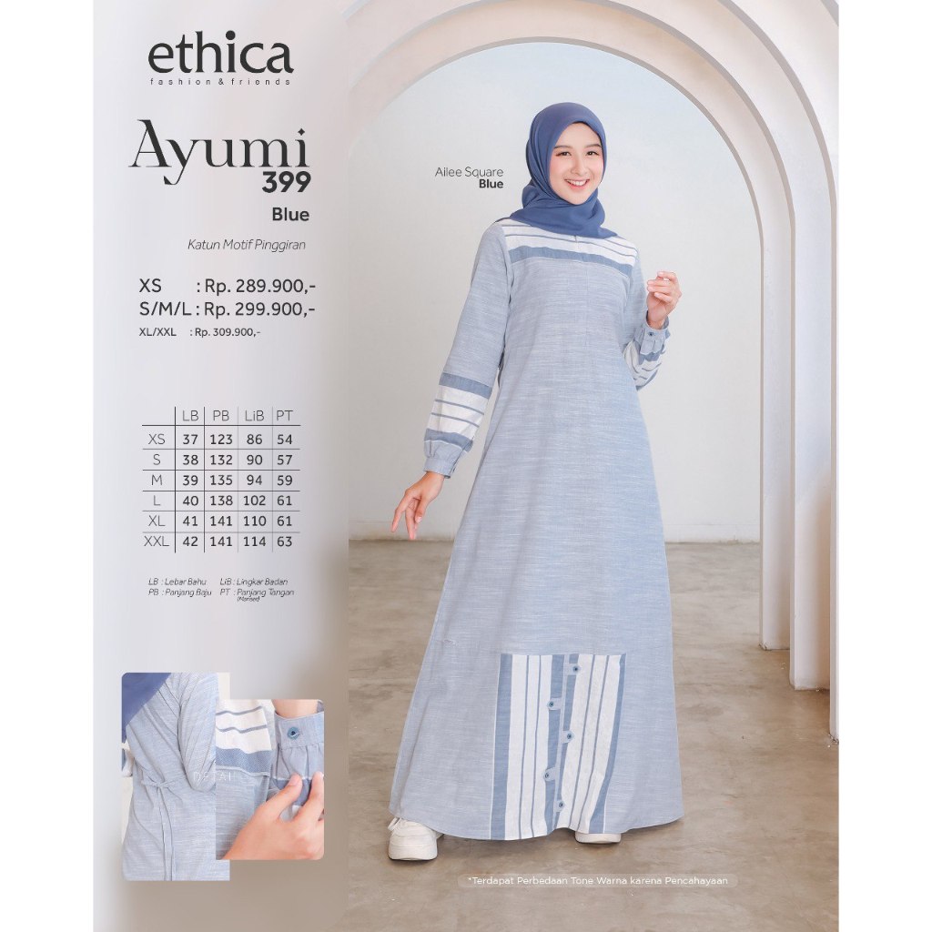 Gamis Daily Terbaru Ethica Ayumi 399