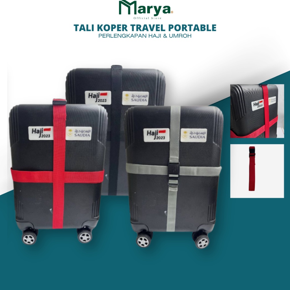 KODE G56J Tali Strap Koper  Tali Sabuk Koper Travel Premium Multifungsi Perlengkapan Haji dan Umroh 