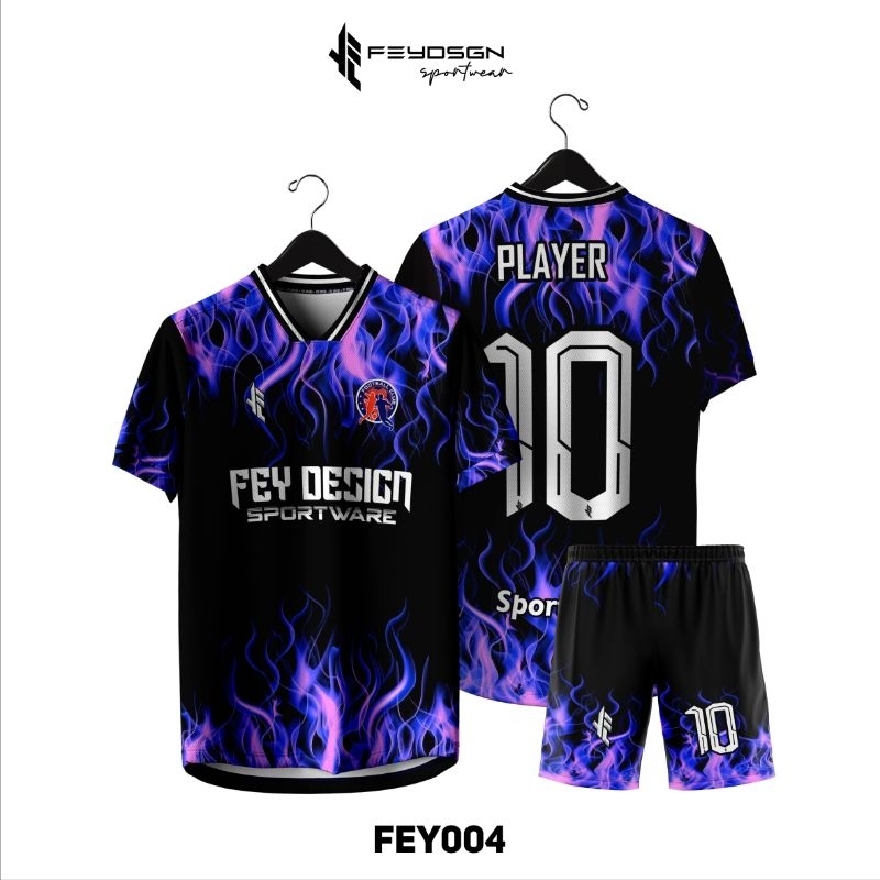 Jersey Futsal Full Printing Bebas Custom Design ( BISA SATUAN)